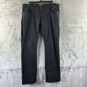 BLKWO Pants Men's 36 x 30 Black (faded) Cotton
